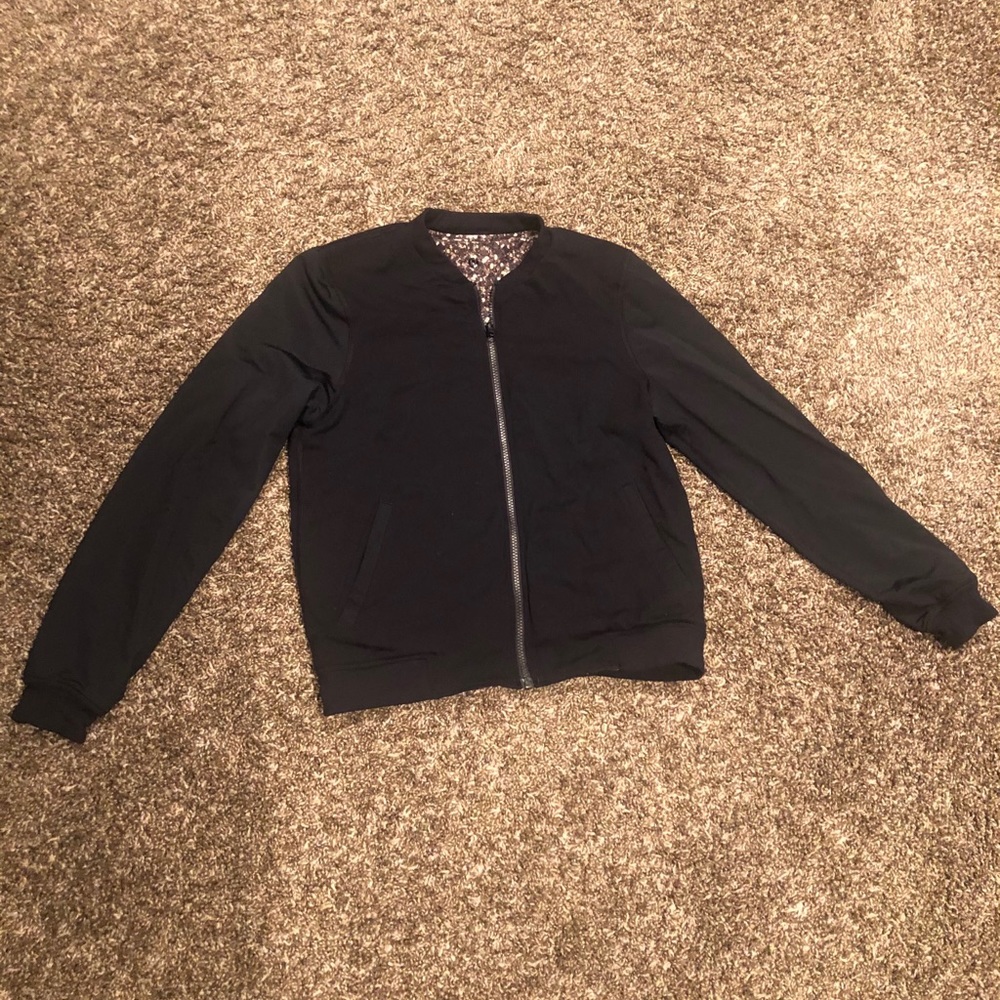 lululemon athletica Black Bomber Jacket